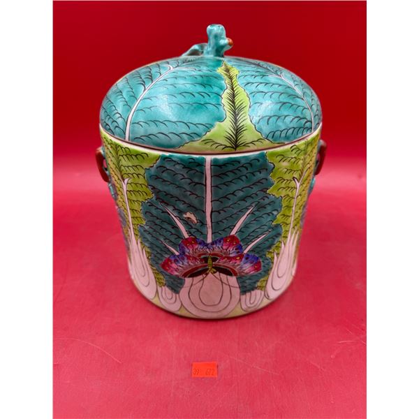 Vintage Chinese Porcelain Lidded Jar