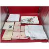 Image 1 : Assorted Vintage Linens