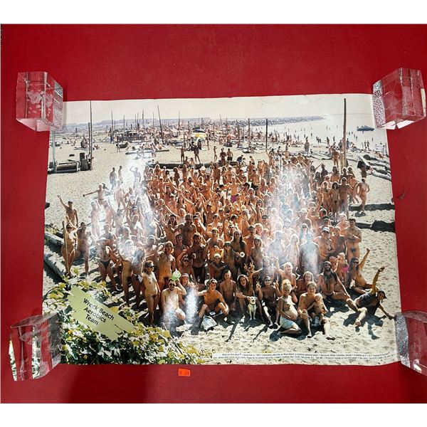 1993 Uwe Meyer Poster - Wreck Beach Vancouver B.C (Nude People)