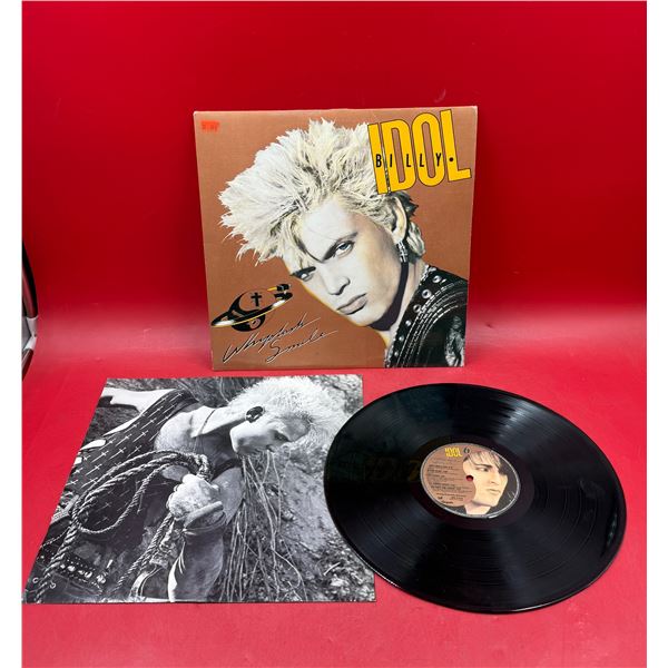 Vintage Vinyl Record - Billy Idol Whiplash Smile
