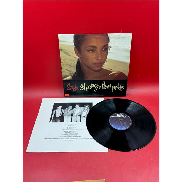 Vintage Vinyl Record - Sade Stronger Than Pride