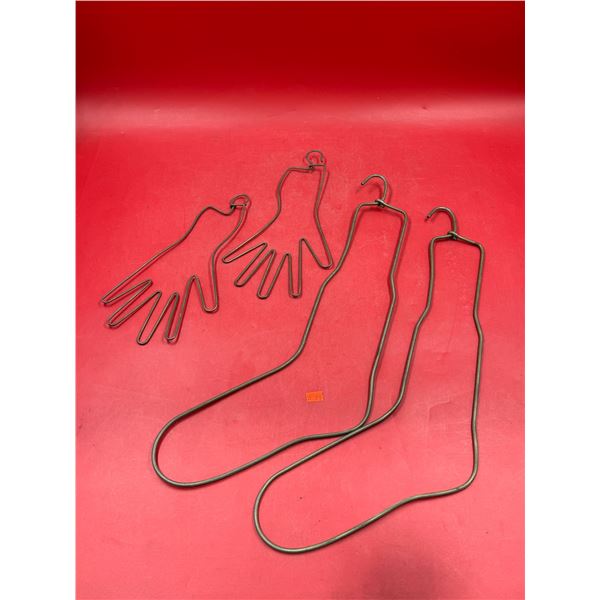 Unique Vintage Glove And Sock Hangers