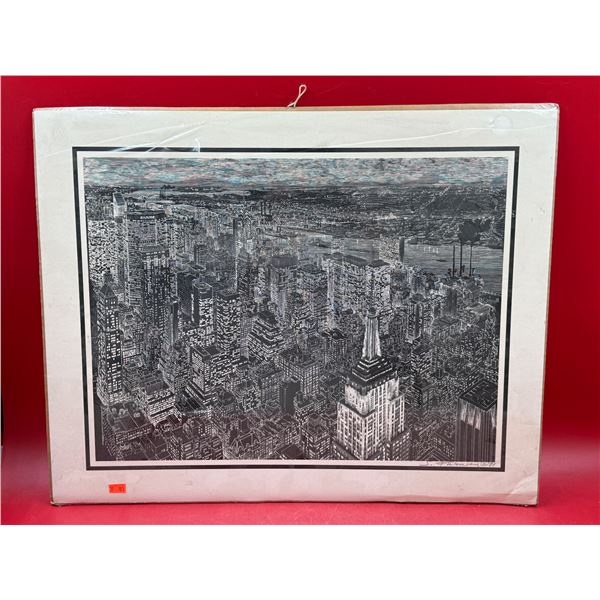 Vintage Artist Signed Print Of Vancouver