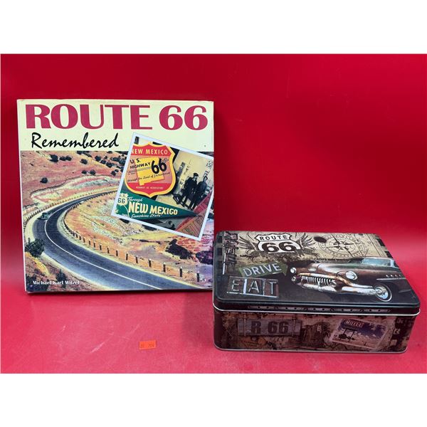 Route 66 Collectibles: Tin & Book