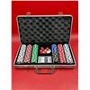 Image 1 : Poker Chip Set With Dice & Playing Cards