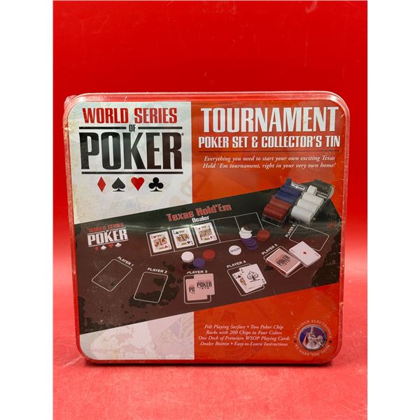 Unopened World Poker Series Tournament Poker Set