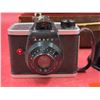 Image 3 : Vintage Ansco Camera With Flash & Carrying Case
