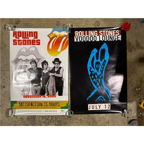 (2) Vintage Rolling Stones Posters