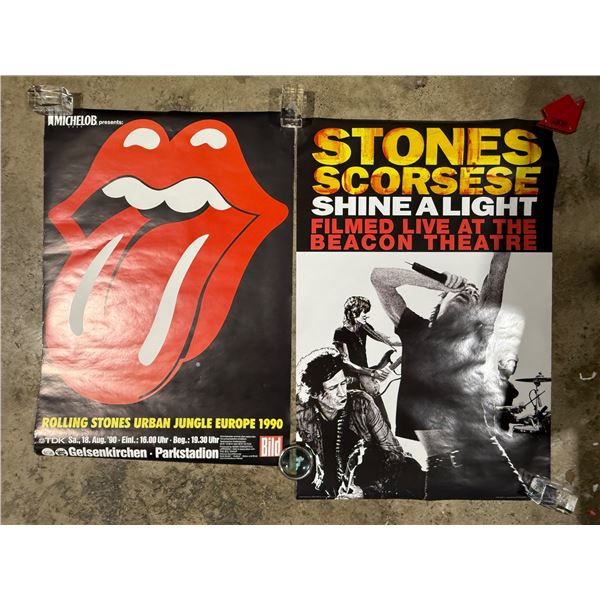 (2) Vintage Rolling Stones Posters