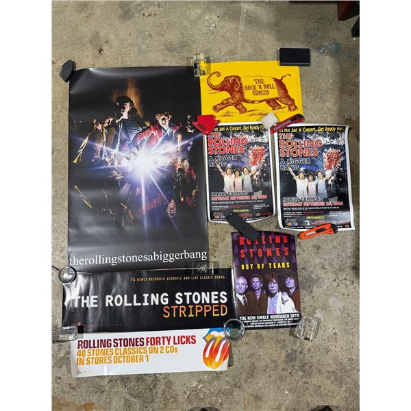 (7) Vintage Rolling Stones Posters