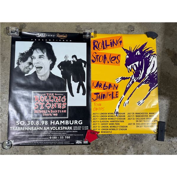 (2) Vintage Rolling Stones Posters