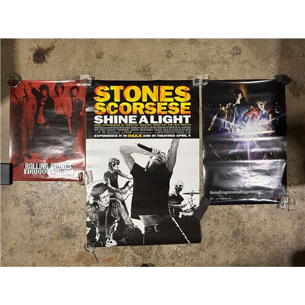 (3) Rolling Stones Posters