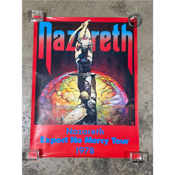 1978 Nazareth Expect No Mercy Tour Poster