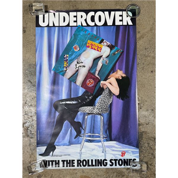Vintage Rolling Stones Undercover Poster