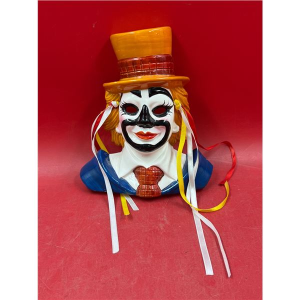 Vintage Porcelain Wall Hanging Clown