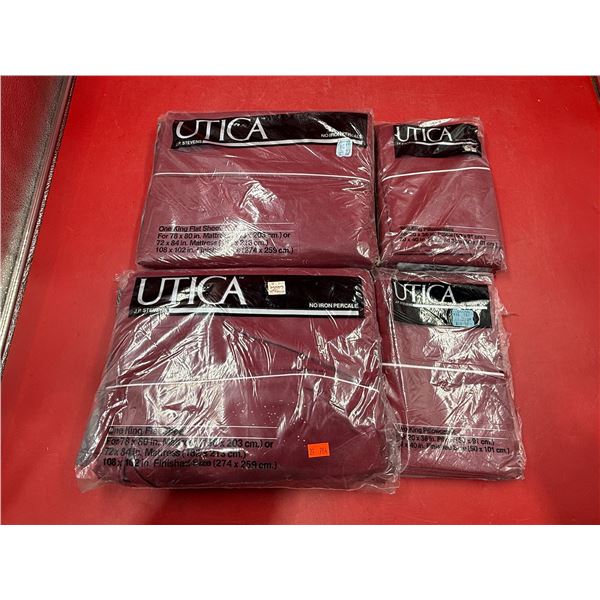 N.O.S. Utica King Sheets & Pillow Covers