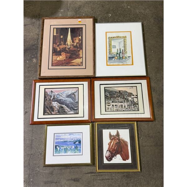 (6) Vintage Prints