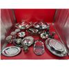 Image 1 : Vintage Plated Goods: Tureens, Plates, Candle Sticks, & More
