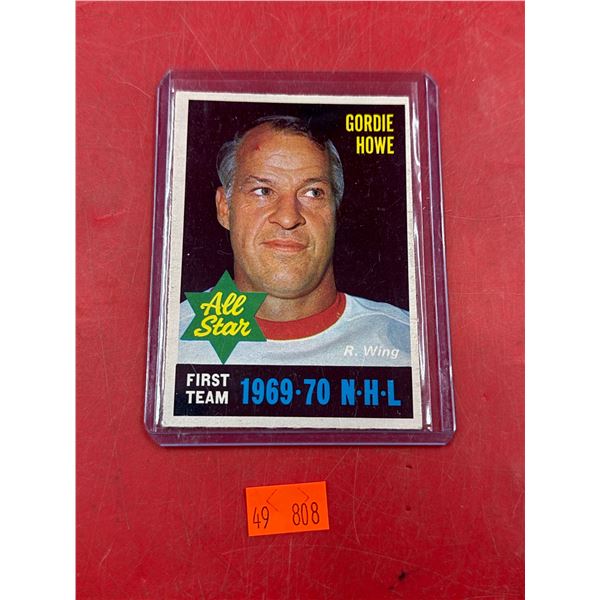 Vintage Gordie Howe #238 All Star 1969-70 O-Pee-Chee Card