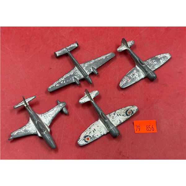 (4) Vintage Dinky Toys Airplanes