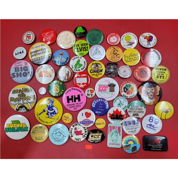 Vintage Pin Backs