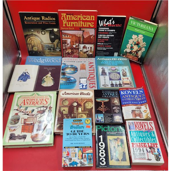 Assorted Books: Antiques, Collector Guides, & More