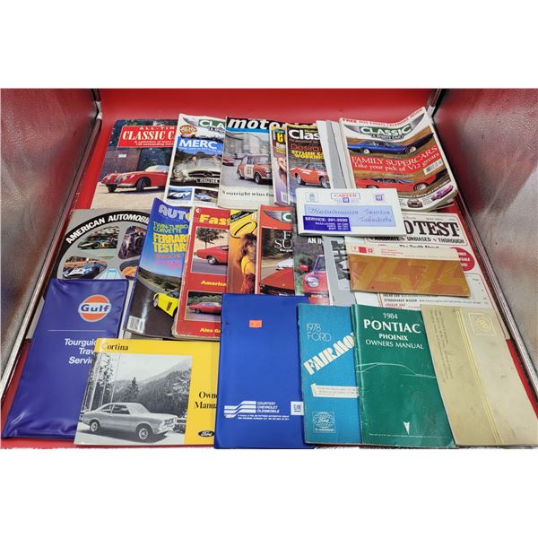 Vintage Automotive (Car) Manuals, Magazines, & More