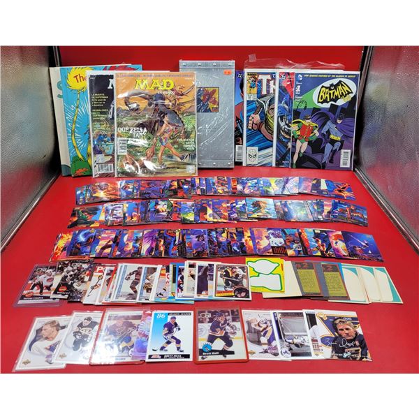 Vintage Comics, Magazines, & Trading Cards: Hockey, MAD, Batman, & More
