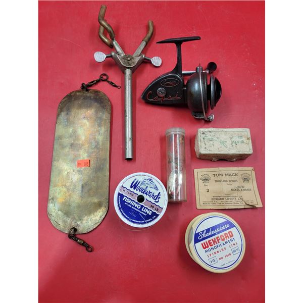 Vintage Fishing Accessories: Capri Reel, Lines, Lures, & More