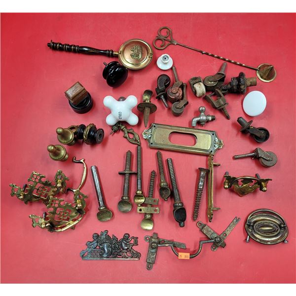 Vintage Variety: Hardware, Candle Snuffer, Pulls, Castor Wheels, & More