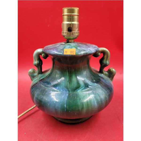 Vintage Pottery Table Lamp (Small Chip)
