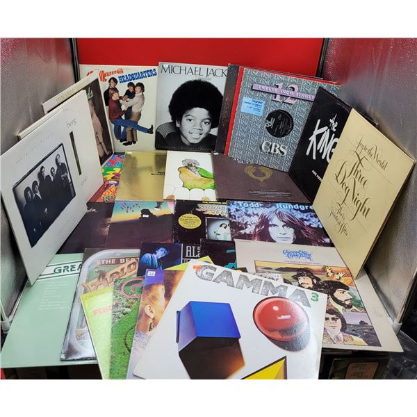 Assorted Vintage Vinyl Records: Michael Jackson, The Monkees, Canned Heat, & More
