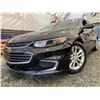 Image 1 : PARKSVILLE - 2017 CHEVROLET MALIBU BLACK 142851 KMS "REPO UNIT" - J213934