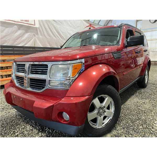 PARKSVILLE - 2008 DODGE NITRO RED 250078 KMS - B168858