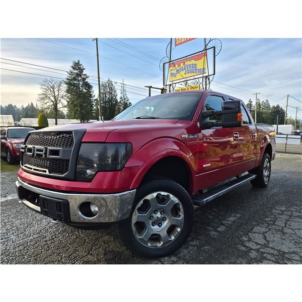 DUNCAN - 2012 FORD F-150 RED 190703 KMS - DC64498