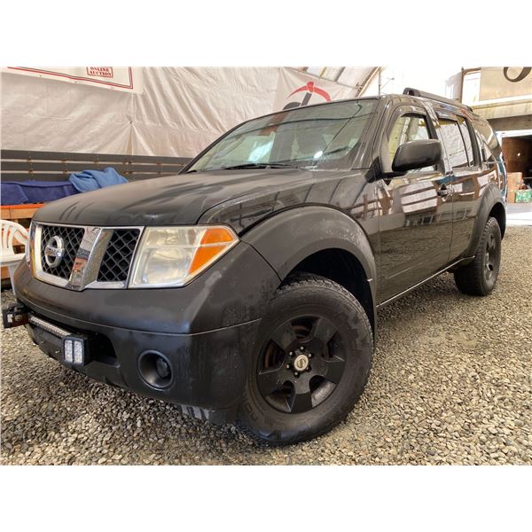 PARKSVILLE - 2007 NISSAN PATHFINDER BLACK 240363 KMS - B605228