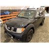 Image 4 : PARKSVILLE - 2007 NISSAN PATHFINDER BLACK 240363 KMS - B605228
