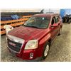 Image 4 : PARKSVILLE - 2010 GMC TERRAIN  RED 157470 KMS - B633844