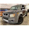 Image 1 : PARKSVILLE - 2005 HONDA ELEMENT  BLACK 314096 KMS - B800303
