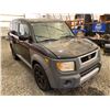 Image 9 : PARKSVILLE - 2005 HONDA ELEMENT  BLACK 314096 KMS - B800303