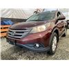 Image 2 : PARKSVILLE - 2012 HONDA CR-V RED 219048 KMS - D113236