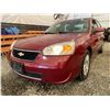 Image 2 : PARKSVILLE - 2007 CHEVROLET MALIBU RED 167582 KMS - P274954