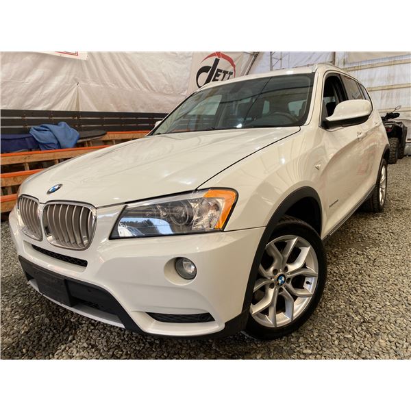 PARKSVILLE - 2013 BMW X3 WHITE 110390 KMS - DD05604