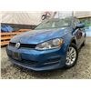 Image 1 : PARKSVILLE - 2015 VOLKSWAGEN GOLF BLUE 181854 KMS - D080996