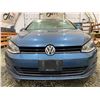 Image 5 : PARKSVILLE - 2015 VOLKSWAGEN GOLF BLUE 181854 KMS - D080996