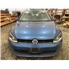 Image 6 : PARKSVILLE - 2015 VOLKSWAGEN GOLF BLUE 181854 KMS - D080996