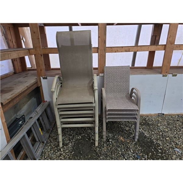 400 -- 8 PATIO CHAIRS