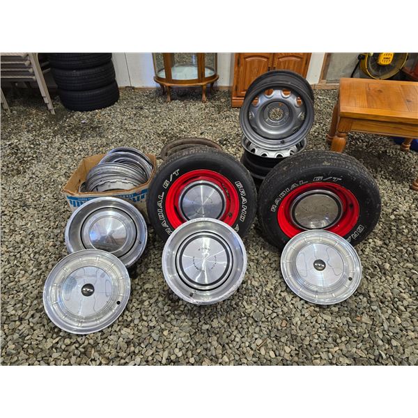 406 -- EDSEL HUBCAPS, FORD MOTOR COMPANY "DOG DISH" HUBCAPS, AND MORE