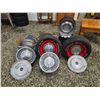 Image 1 : 406 -- EDSEL HUBCAPS, FORD MOTOR COMPANY "DOG DISH" HUBCAPS, AND MORE