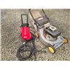Image 3 : 414 --JOHN DEERE GAS LAWNMOVER AND ELECTRIC POWERWASHER